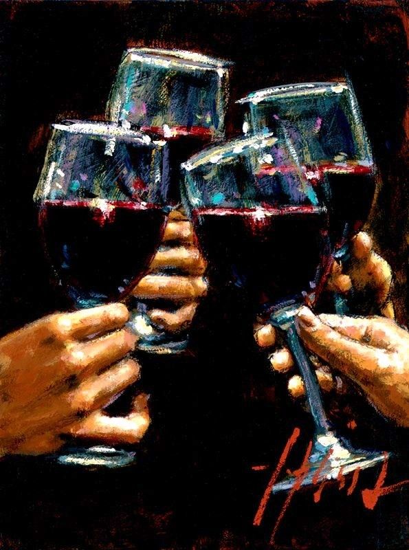 Fabian Perez Brindis Con Tinto II